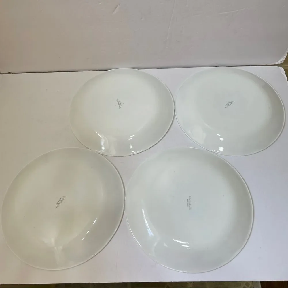 CORELLE LISBON TERRACE DINNER PLATES.‎ SET OF FOUR.